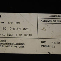 1999-2003 BMW E39 5 SERIES AUDIO AMPLIFIER AMP 65.12-8 371 025 - BIGGSMOTORING.COM