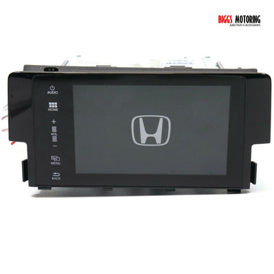 2016-2018 Honda Civic Radio Touch Screen Display Cd Player 39101-TBA-A31-M1