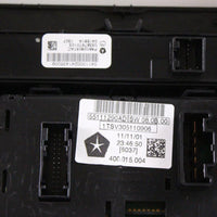 2009-2012 DODGE RAM 1500 A/C HEATER CLIMATE CONTROL RADIO BEZEL P68026057AC