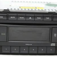 2004-2010 Dodge Caliber REF Radio Stereo Single Disc Cd Player P05064173AK - BIGGSMOTORING.COM