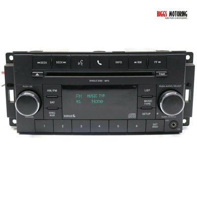 2007-2013 Chrysler Dodge Jeep Sirius Radio Stereo Cd Player P05091117AC