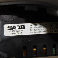 2003-2006 Saab 9-3 Wagon Information Display Screen Clock 12802302 - BIGGSMOTORING.COM