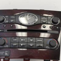 2012-2013 INFINITI  G37 DASH CD RADIO CLOCK CLIMATE CONTROL