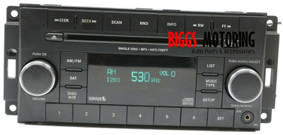 2011-2013 Dodge Avenger Radio Stereo Single Disc Cd Player P05091163AA