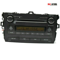 2012-2013 Toyota Corolla Radio Stereo 518AU Cd Player 86120-12E90