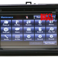 2014-2016 Toyota Corolla Navigation Radio Cd Player W/ Apps 86100-02100 +core