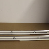 2007-2013 GM Door Sill Plates Brushed Stainless Steel Front W/ Logo