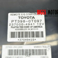 2011-2015 Toyota Sienna Remote Engine Start Control Module PT398-0T097