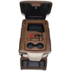 19-23 Dodge Ram 1500 Center Console Jump Seat Storage & Cupholder BROWN / TAN - BIGGSMOTORING.COM