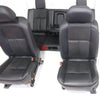 2017-2018 Nissan Titan Factory OEM Used Powered  Front and Rear Seat Set | Black