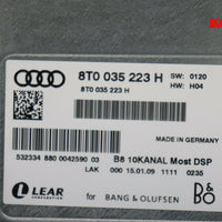 2009-2012 Audi A4 S4 Bang & Olufsen Audio Amp Amplifier 8T0 035 223 H