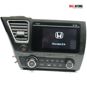 2014-2015 Honda Civic Radio Information Display Screen Cd Player 39100-TS9-A02-M