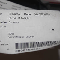 2003-2006 VOLVO XC90 PASSENGER SIDE REAR TAIL LIGHT 26635 - BIGGSMOTORING.COM