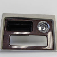 2003-2006 Cadillac Escalade Center Console Woodgrain Upper Trim Bezel W/ Clock - BIGGSMOTORING.COM