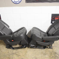 2007 - 2014 Escalade Tahoe Yukon Ebony Leather Seats (Pair) Oem Short Wheel Base