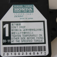 2009 2010 2011 2012 2013  Honda  Yaw Rate Sensor 39960-Ta0-A01