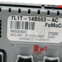 2009-2010 Lincoln MKZ Seat Temperature Control Module 7L1T-14B663-AC