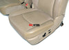 2013-2018 Dodge Ram Laramie 1500 2500 3500 Front Tan Leather Motorized Seat Set