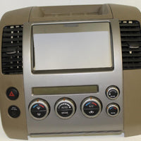 2005-2007 NISSAN PATHFINDER CENTER DASH RADIO CLIMATE CONTROL BEZEL 68260 EA410 - BIGGSMOTORING.COM