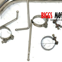 2005-2010 Mustang GT V8 2.5 Polished Stainless Steel Muffler - BIGGSMOTORING.COM