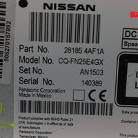 2014-2017 Nissan Sentra Radio Stereo Cd Player Display Screen 28185-4AF1A