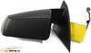 2007-2009 Gm Saturn Outlook Driver Left Side Power Door Mirror Black 32321