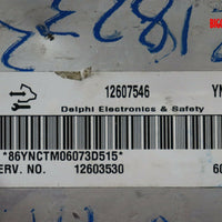 2006 Chevy HHR Computer Engine Control Module 12607546 - BIGGSMOTORING.COM