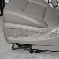 14-18 Silverado Sierra Tan 10 Way Power Lumbar Leather Front Driver Seat Airbag - BIGGSMOTORING.COM