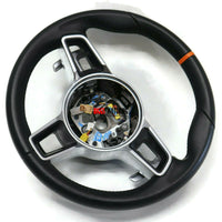 2016 Porsche Gt3 Driver Steering Wheel Orange center line Mark
