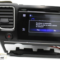 2014-2015 Honda Civic Radio Stereo Display Screen Cd Player 39100-TS8-A52-M1