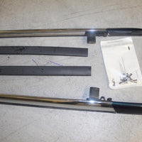 2002-2014 ESCALADE CHROME ROOF RACK LUGGAGE RACK WITH CROSS BAR & END CAPS - BIGGSMOTORING.COM