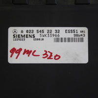 1998-1999 Mercedes Benz W163 Ml320 Transmission Computer Module A 022 545 22 32 - BIGGSMOTORING.COM