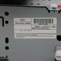 2012-2014 Ford Focus Radio Cd Mechanism Player W/ Display Screen CM5T-19C107-HB