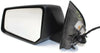 2008-2014 Gmc Acadia Traverse Driver Left Side Power Door Mirror Black 31430