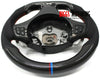 Fits BMW E90 335i Custom Carbon Fiber & Leather Flat Bottom Steering Wheel 07-11
