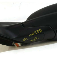 2004-2011 MAZDA RX8 DRIVER LEFT SIDE POWER DOOR MIRROR BLACK - BIGGSMOTORING.COM
