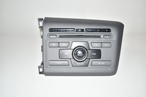 2012 HONDA CIVIC SEDAN RADIO RECEIVER CD PLAYER 39100-TR0-A81