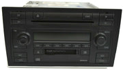 2004-2007 Audi S4 Symphony Radio Stereo Cassette Cd Player 8E0 035 195 H - BIGGSMOTORING.COM