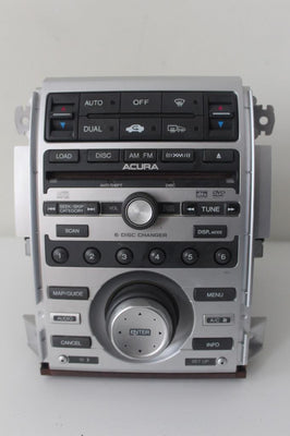 2005-2008 Acura Rl Xm Radio Stereo Mp3 Dvd 6 Disc Cd Player W/ Climate - BIGGSMOTORING.COM