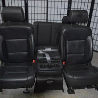 2014-2017 Silverado Sierra Oem Leather Seats Front & Rear Set Jump Seat Crew Cab