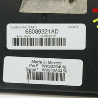2012 Dodge Durango Totally Integrated Power Fuse Box Module 68089321AD