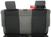 2007-2017 Jeep Wrangler JK 2Door Rear Bench Seat 2 Tone Gray Leather