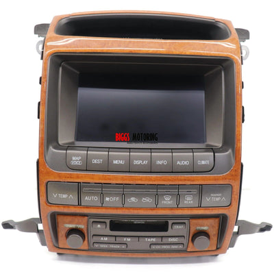 2003-2009 Lexus GX470 Navi Radio Display Screen Cassette Player 86120-60440 - BIGGSMOTORING.COM