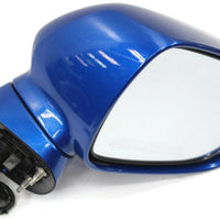 2007-2008 Honda Fit Passenger Right Side Power Door Mirror Blue