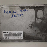 2013-2016 Chevy Malibu Computer Engine Control Module 12653998