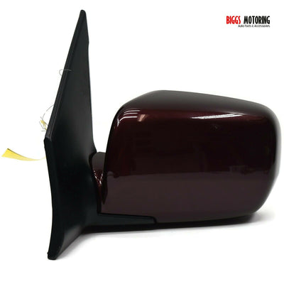 2003-2008 Honda Pilot Driver Left Side Power Door Mirror Dark Red 33425 - BIGGSMOTORING.COM