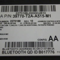 2013-2014 Honda Accord Bluetooth Communication Control Module