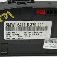 1995-2001 BMW E8 740i  Ac Heater Climate Control Unit 6411 8 379 111 - BIGGSMOTORING.COM