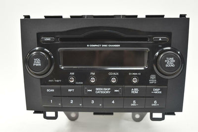 2008-2010 HONDA CRV STEREO RADIO 6 DISC CD MP3 WMA XM PLAYER 39100-SWA-A100