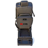 19-23 Dodge Ram 1500 Center Console Jump Seat Storage & Cupholder BLACK LEATHER - BIGGSMOTORING.COM